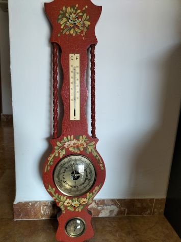 Barometro rosso vintage