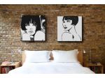 Set quadro Valentina Crepax dipinto a mano