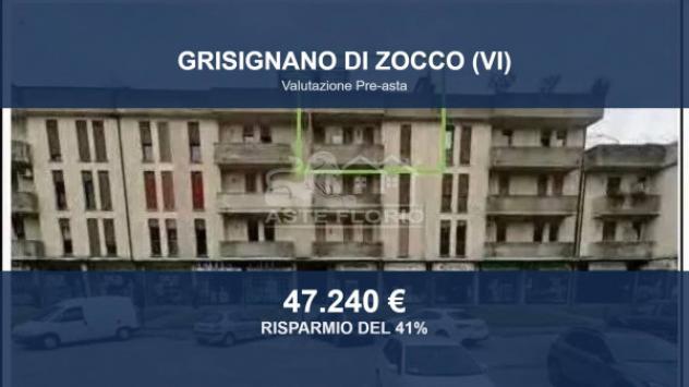Immobile in asta di 93 m², box auto in vendita a Grisignano di Zocco