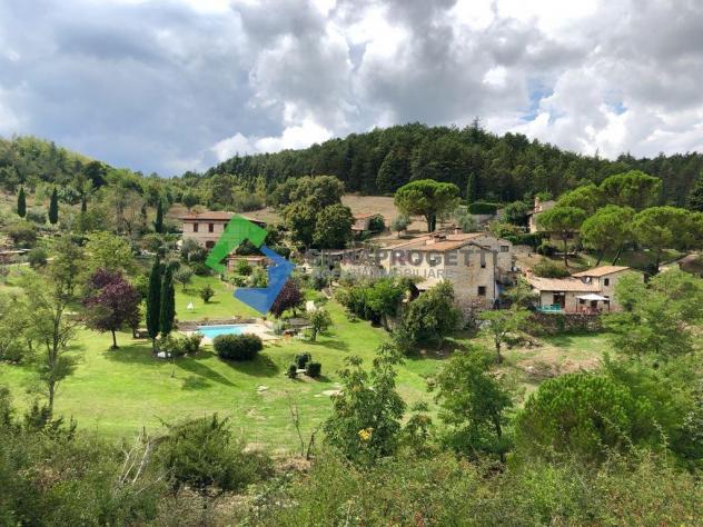Splendido casale in pietra con piscina privata a Castellina in Chianti, Toscana.