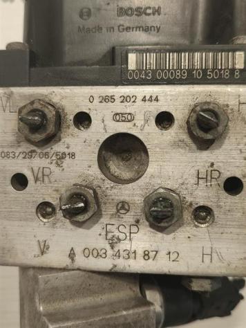 CENTRALINA ABS MERCEDES Classe S W220 4° Serie A0034318712 0265202444 0130108 628960 diesel 3996 (9905) - Foto 4