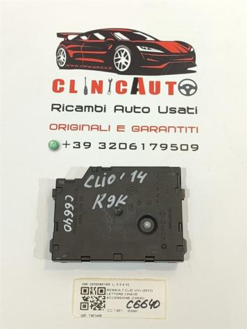LETTORE CHIAVE ACCENSIONE RENAULT Clio Serie 285908018R (0815) - Foto 3