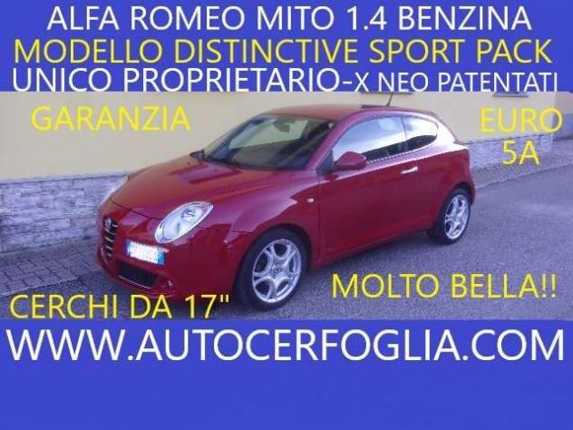 ALFA ROMEO MiTo 1.4 Junior Distinctive sport pack 78cv rif. 23195216