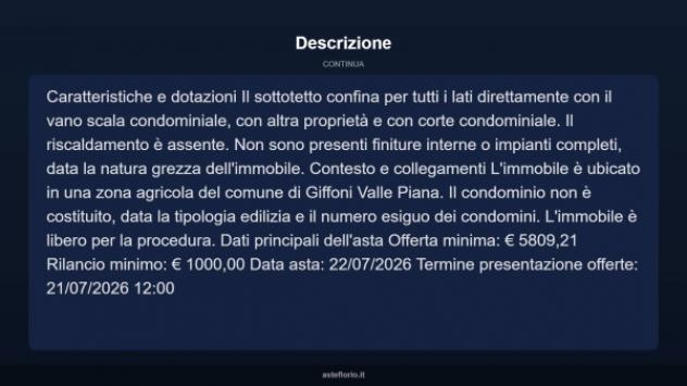 Immobile in asta di 45 m² in vendita a Giffoni Valle Piana - Foto 9