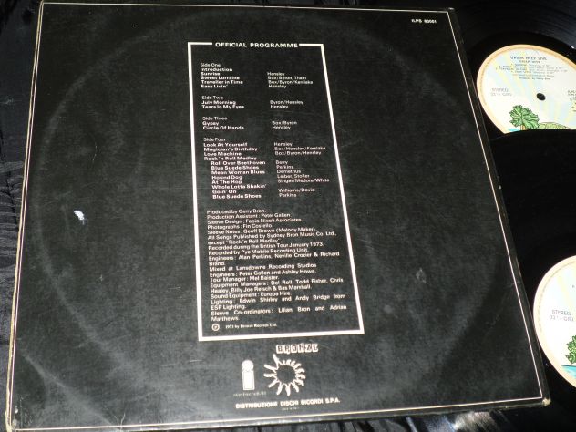 URIAH HEEP - Live January 1973 - 2 x LP / 33 rpm 1973 1° Stampa Italy Island - Foto 2