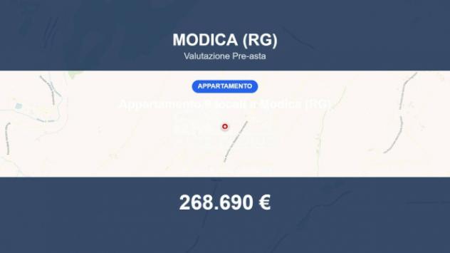 Immobile in asta di 268 m² con più di 5 locali e box auto in vendita a Modica