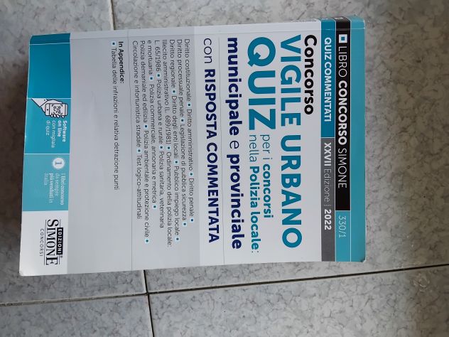 Manuale quiz per concorso Vigili Urbani