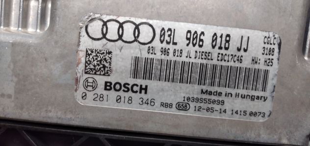 centralina motore AUDI A4 A5 2.0 TDI ECU 03L906018JJ 0281018346 EDC17C46 - Foto 7
