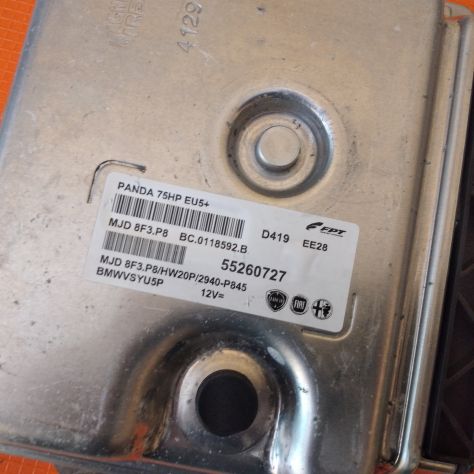 CENTRALINA MOTORE MAGNET MARELLI MJD 8F3.P8 55260727 FIAT PANDA - Foto 7