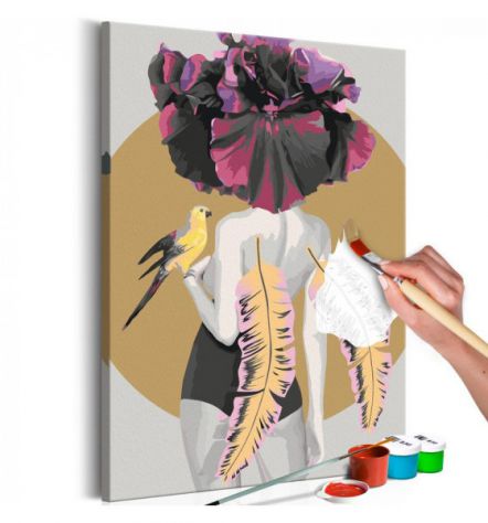 Quadro Fai Da Te Ritratto Femminile N.8 ARREDALACASA Spedizione Gratis