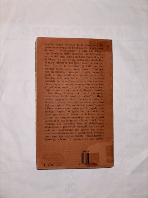 1 LIBRO MOLTO RARO OGGI “101 STORIE ZEN” NYOGEN SENZAKI,ANNO 1989(17’ EDIZIONE) - Foto 10