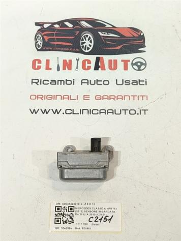 SENSORE IMBARDATA MERCEDES Classe A Serie (W176) A0035423918 651901 (1218)