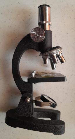 Microscopio Didattico o da collezione etichettato Microscope - Foto 3
