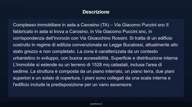 Immobile in asta di 1528 m² in vendita a Carosino - Foto 3