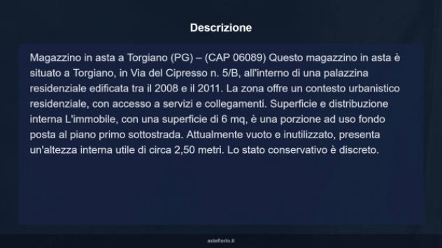 Immobile in asta di 6 m² in vendita a Torgiano - Foto 3