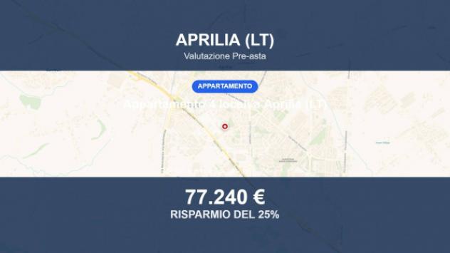 Immobile in asta di 58 m² in vendita a Aprilia