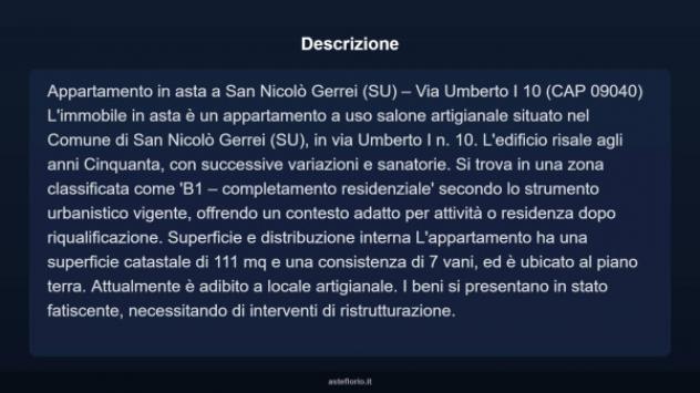 Immobile in asta di 111 m² con più di 5 locali in vendita a San Nicolò Gerrei - Foto 4