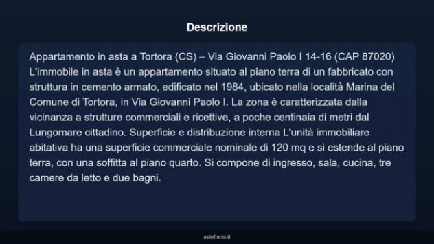 Immobile in asta di 70 m² in vendita a Tortora - Foto 3