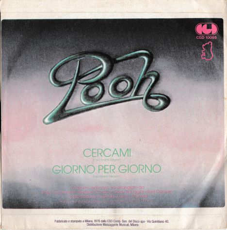 POOH - Cercami - '7 / 45 giri 1978 CGD Italy - Foto 3