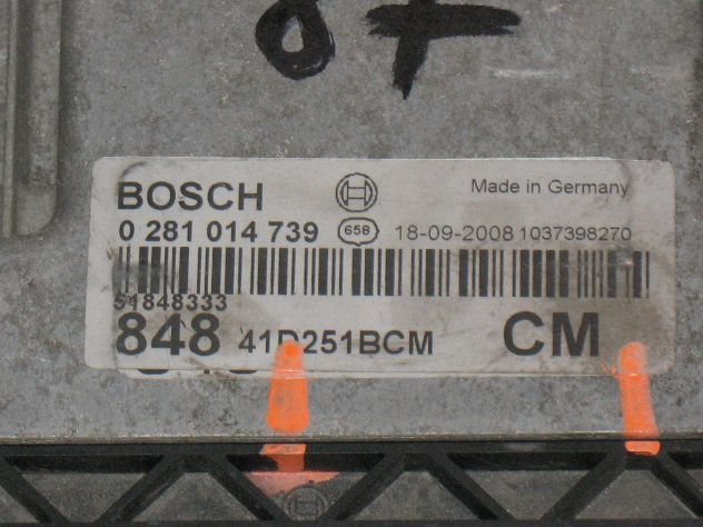 0281014739 ECU FIAT MUSA EDC16C39 0281014739 5184833 84841D251BCM CM - Foto 2