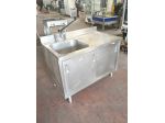 lavatoio inox armadiato per lavaggio piatti usato