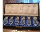 Set di   calici liquore    Barthmann, vintage  da collezione in cristallo con un