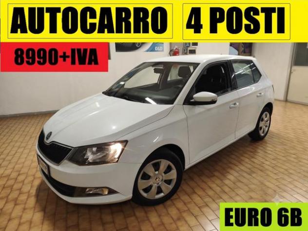 SKODA Fabia AUTOCARRO 4 POSTI EURO 6B VAN-N1 rif. 23826366