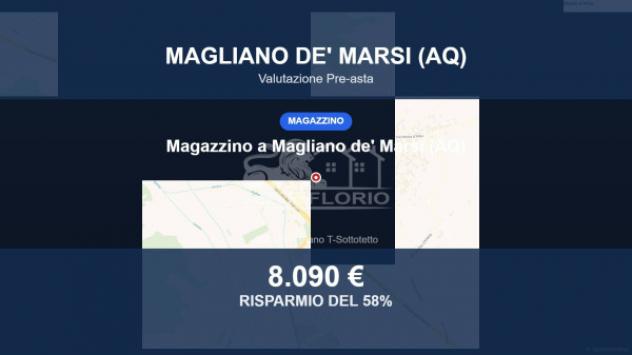 Immobile in asta di 160 m² in vendita a Magliano de' Marsi