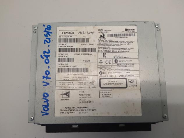 AUTORADIO MP3 VOLVO V70 3° Serie 31358309AA (0716)