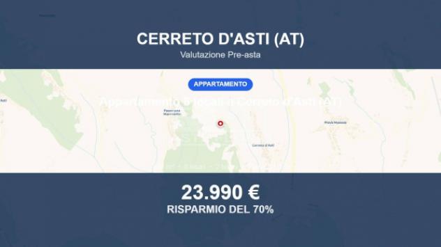 Immobile in asta di 198 m² in vendita a Cerreto d'Asti