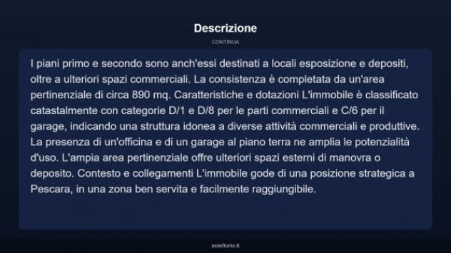 Immobile in asta di 890 m² in vendita a Pescara - Foto 5