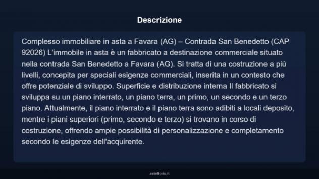 Immobile in asta di 3000 m² in vendita a Favara - Foto 10
