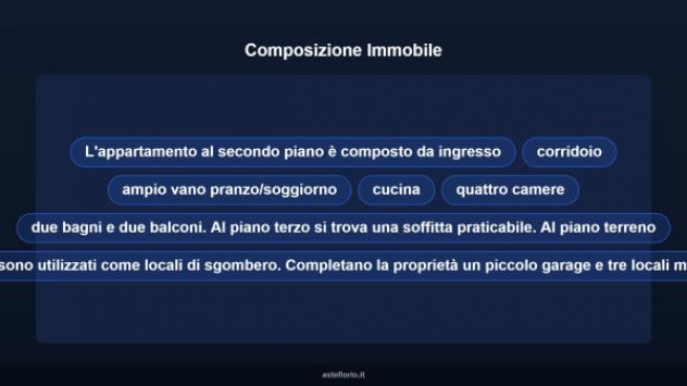 Immobile in asta di 246 m² con più di 5 locali e box auto in vendita a Marsciano - Foto 16
