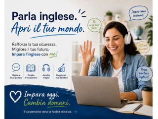 Ripetizioni di Inglese con insegnante madrelingua