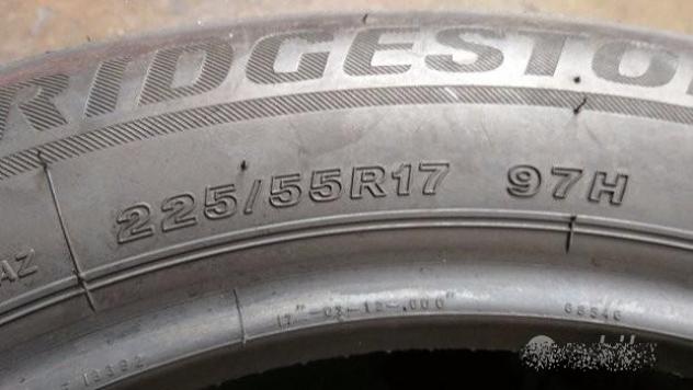 2 gomme 225 55 17 BRIDGESTONE A1546 - Foto 7