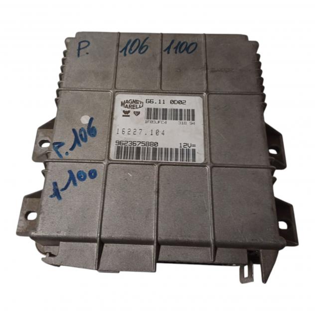CENTRALINA MOTORE PEUGEOT 106 1° Serie 9623675880 HDZ diesel 1124 (9196)