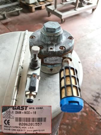 cisterna inox per detersivi con agitatore usata - Foto 4