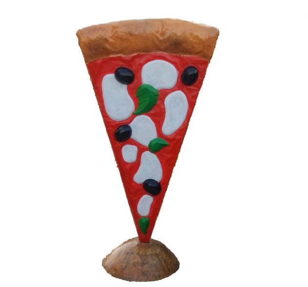 Insegna pizza: spicchio di pizza a totem in vetroresina a TORINO - Foto 4