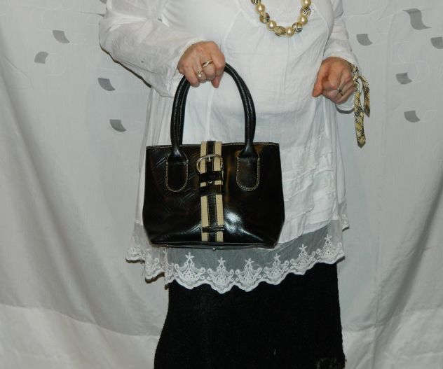 Borsa mini tote pelle Nannini