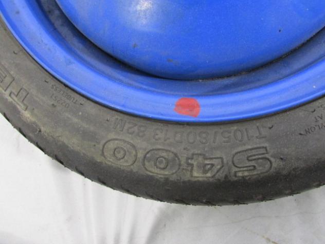 RUOTINO DI SCORTA HANKOOK S400 DAEWOO MATIZ 1.0 B 46KW 5M 5P (2003) RICAMBIO USATO T105/80D13 82M 2503 - Foto 3