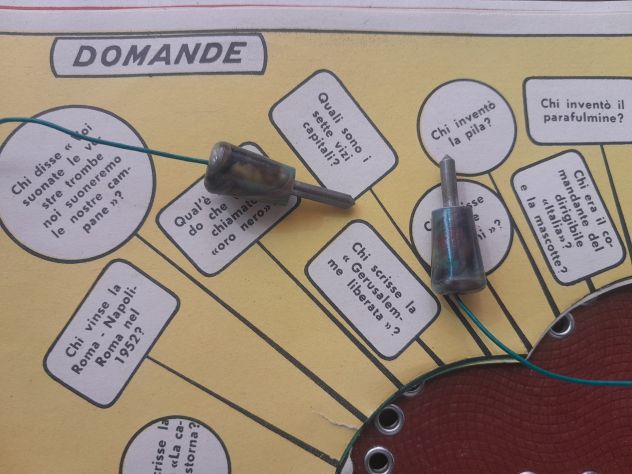 Gioco da tavolo vintage educativo ed elettrico degli anni '60/'70, intitolato "i - Foto 4
