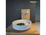 boffi bathroom lavabo lotus completo di miscelatore da parete minimal