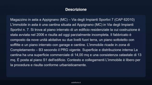 Immobile in asta di 14 m² in vendita a Appignano - Foto 9