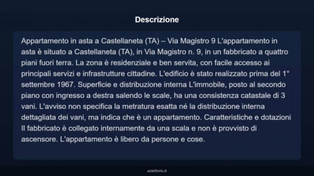 Immobile in asta di 21 m² in vendita a Castellaneta - Foto 6