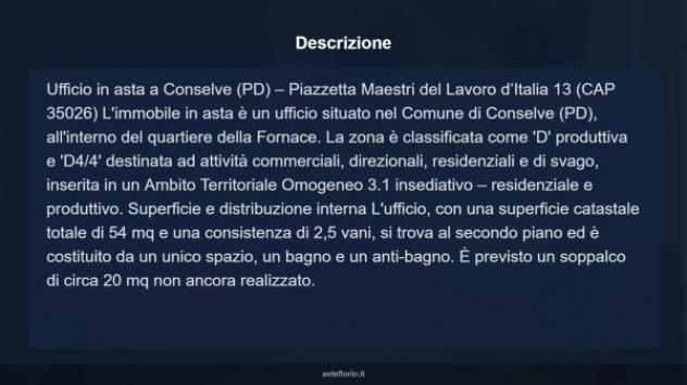 Immobile in asta di 54 m² in vendita a Conselve - Foto 9