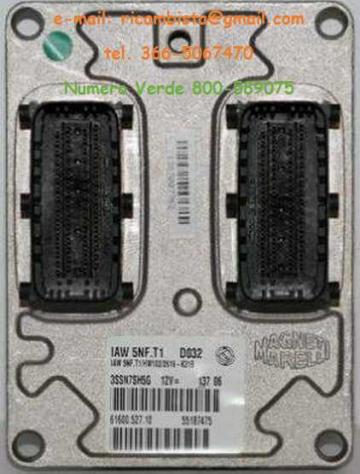 Fiat Stilo 1.6 centralina motore Magneti Marelli 71784379 55187475 IAW5NFT1 IAW5NF.T1 216160052709 216160052710 IAW5NFT11