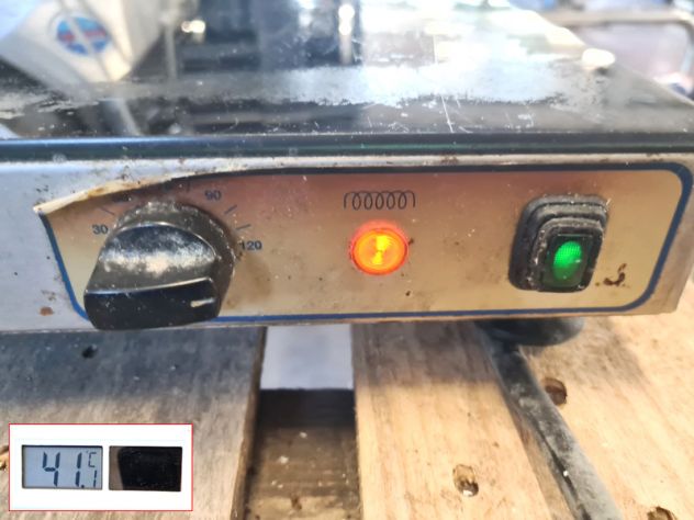 piastra calda da appoggio in vetroceramica usato - Foto 2