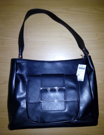 Borsa Sysley Restless Nomade nera in ecopelle nuova con cartellino - Foto 6