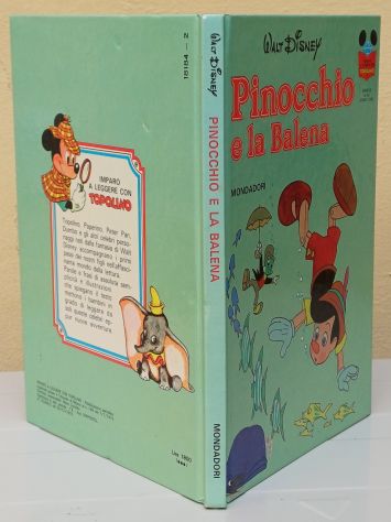 Pinocchio e la Balena" di Walt Disney, 1^ Ed. 1980. - Foto 3