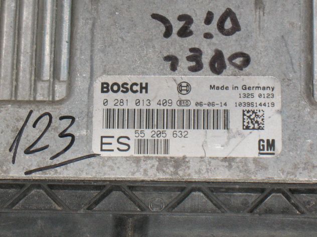 0281013409 ECU OPEL 1.9 150HP EDC16C9-3.11 0281013409 55205632 EDC16C9-3 - Foto 2